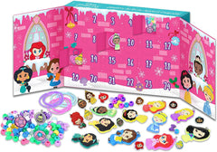 Tara Toys Disney Princess DIY jewelry advent calendar showing colorful charms and beads ready for crafting