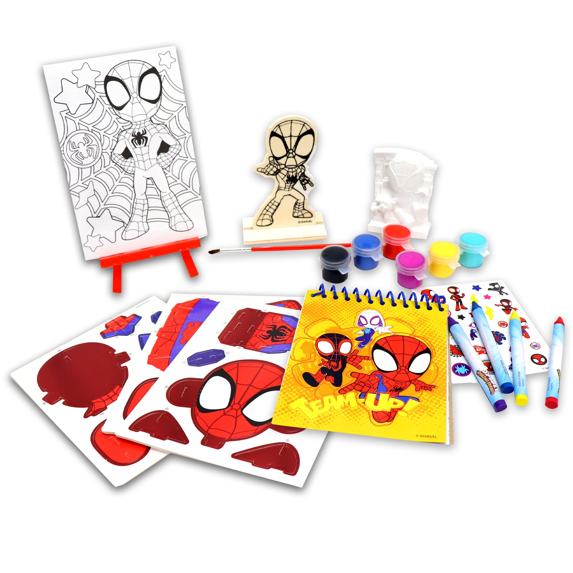 Activity pad with stickers for Spidey coloring pages