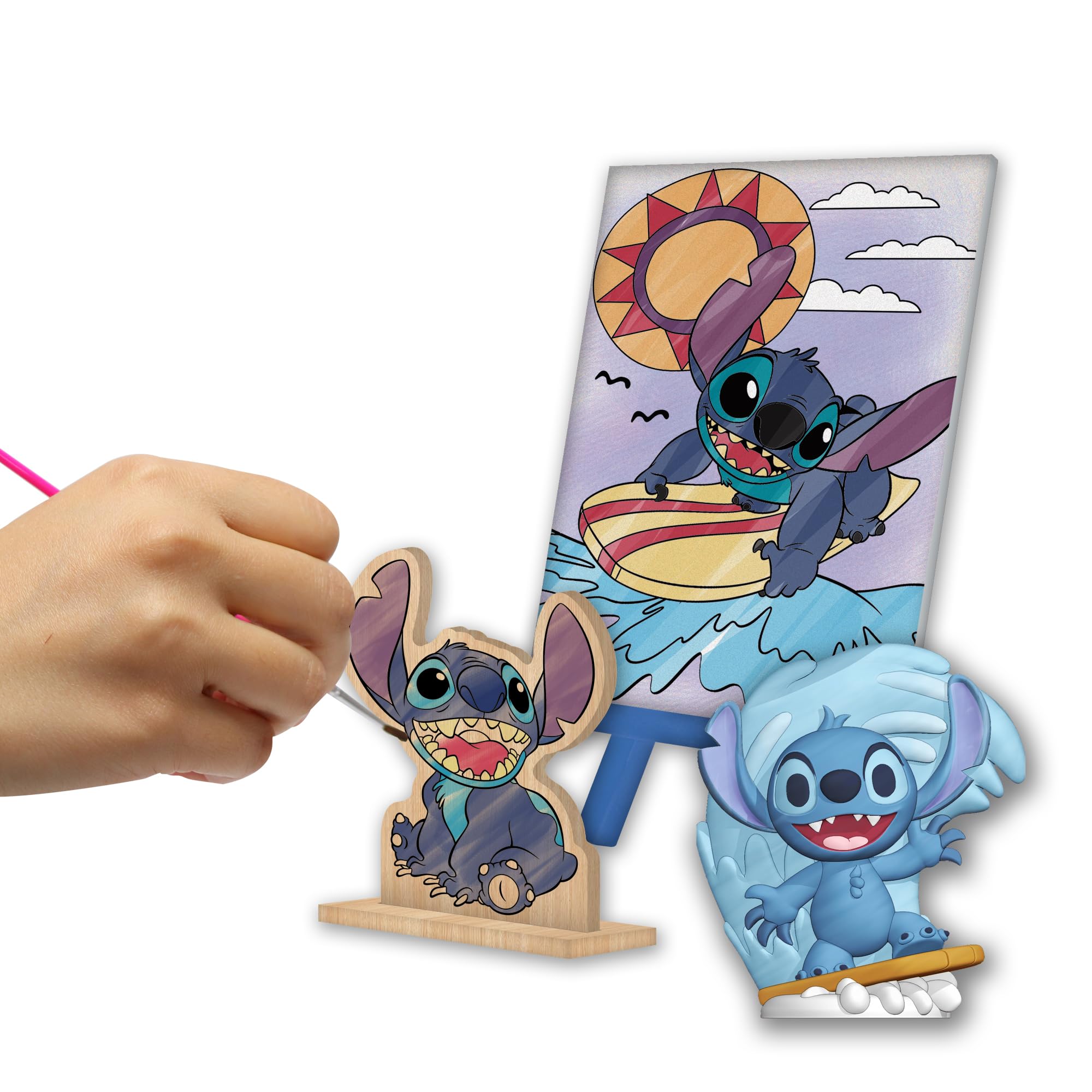 Tara Toys Stitch 5 in 1 tub paint pots for bright washable colors.