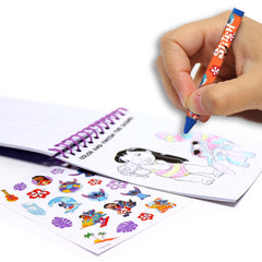 Tara Toys Stitch 5 in 1 tub sticker sheet for creative embellishments.