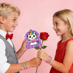 Taranovi bright affirmations on bracelets promote positivity during school celebrations.