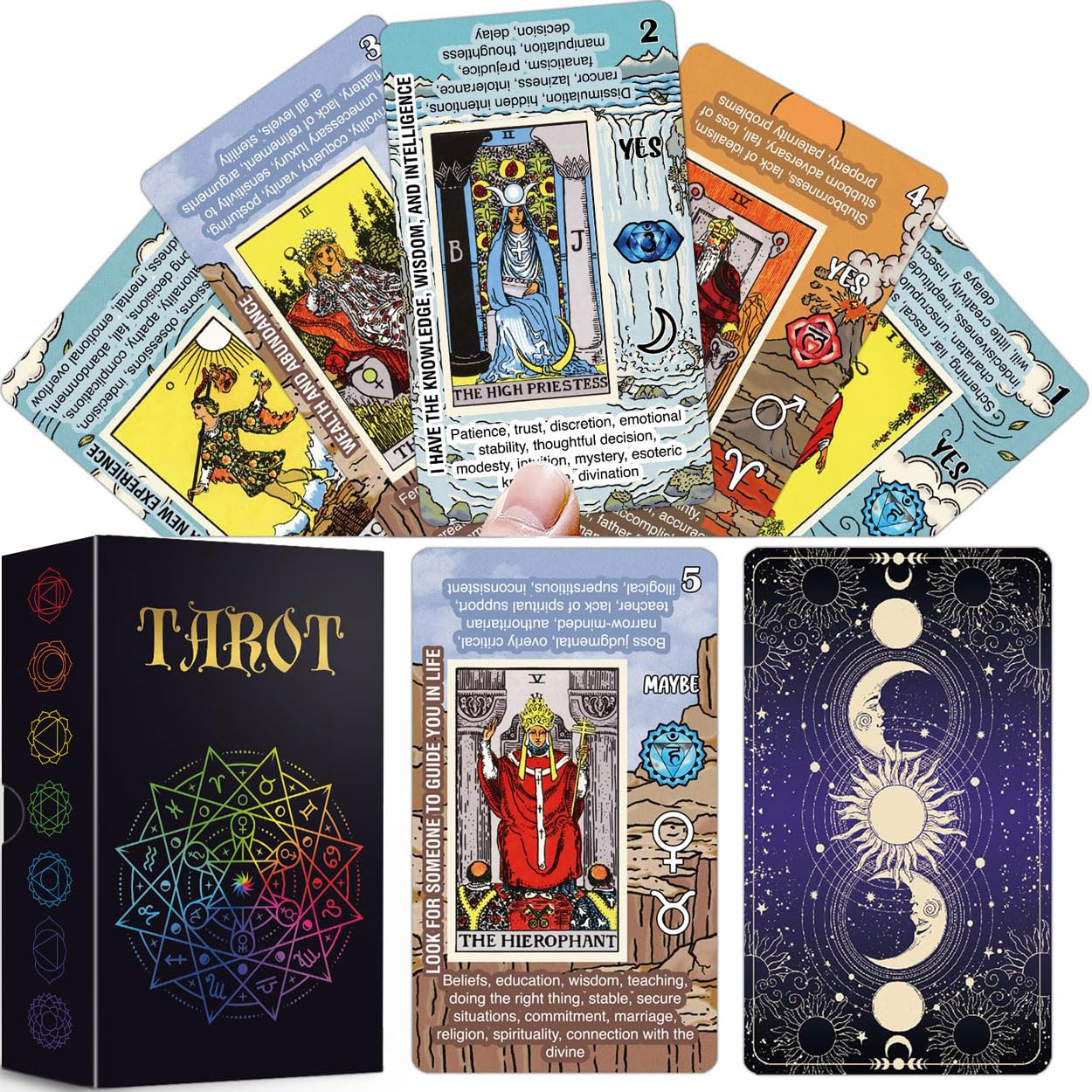 Tarotika Classic Tarot illustrations for Major Arcana with traditional symbolism.