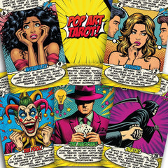 Tarotika Pop Art Deck card 01 with bold imagery for quick, intuitive readings.