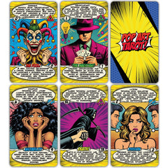 Tarotika Pop Art Deck card 07 enriching readings with collectible artwork.