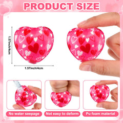 Tasdurian mini heart stress ball 1.57 inches, ideal for study breaks and on-the-go use