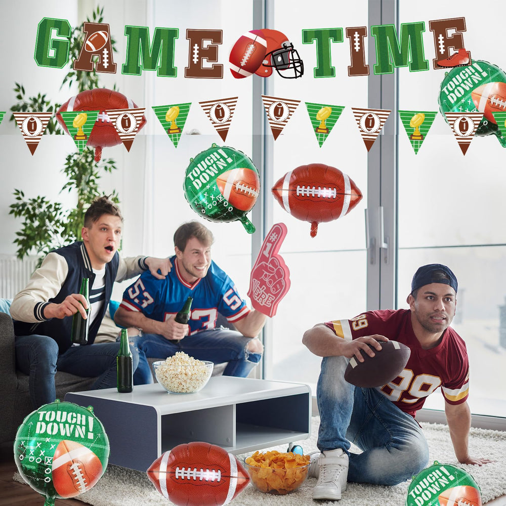 TATAUP football foil balloons bring classic match-day charm to any setting.