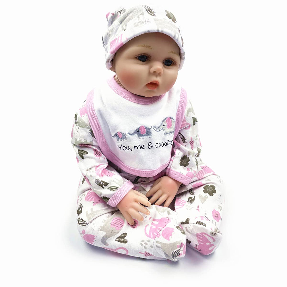TatuDoll dressing set shown on doll to showcase complete outfit.