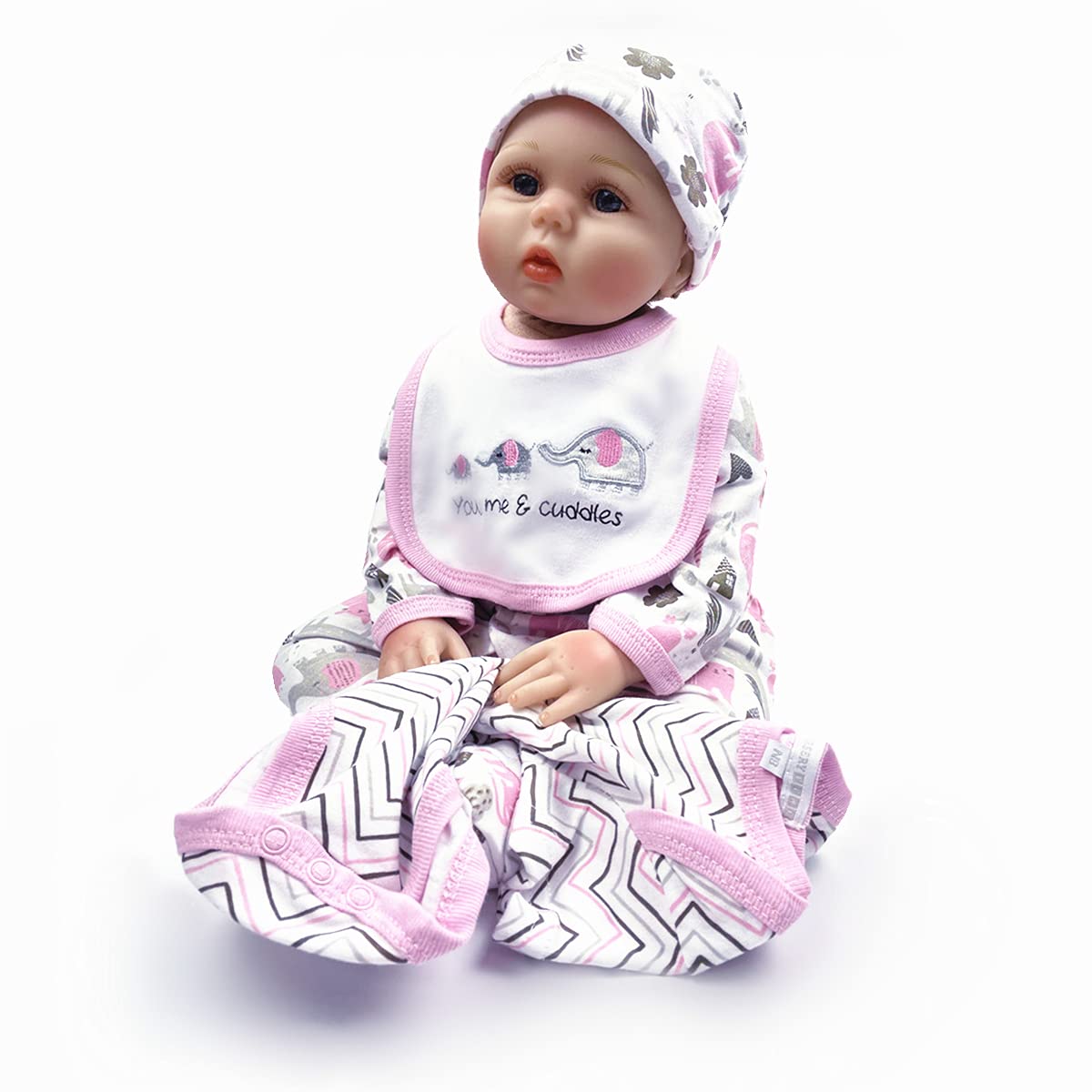 TatuDoll jumpsuit for 22-inch reborn dolls, comfy everyday wear.