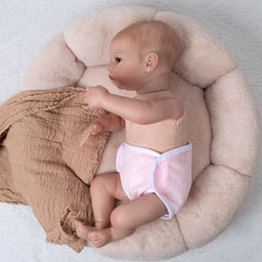 TatuDoll soft non-toxic fabric closeup, gentle on little hands