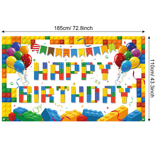 Tatuo colorful blocks backdrop offers bright prints for festive photo moments