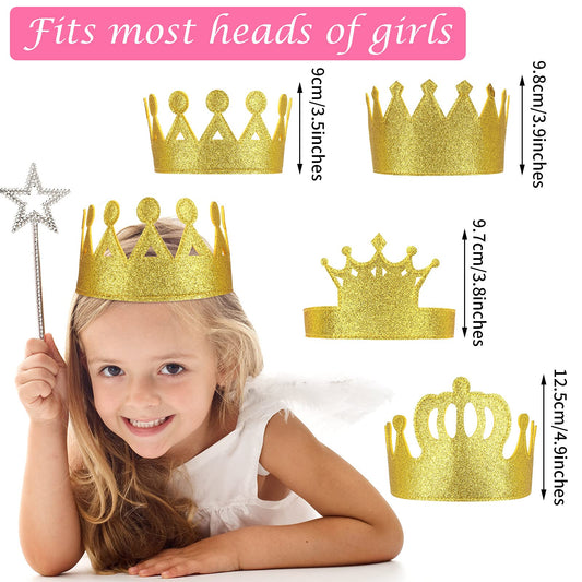 Tatuo glitter crown for kids, perfect for birthday photos and celebrations