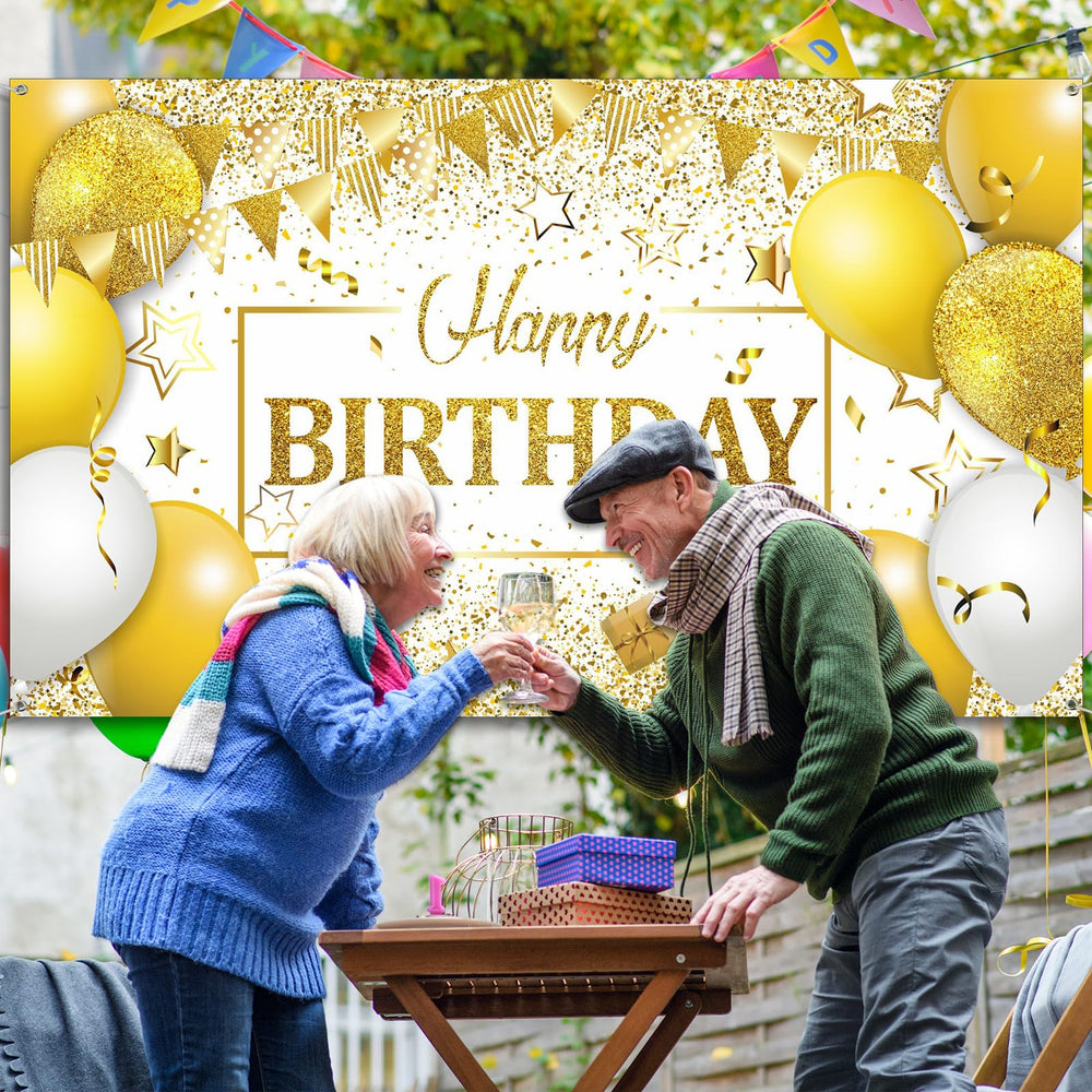 Tatuo large 72.8x43.3 inch banner delivers bold party presence.