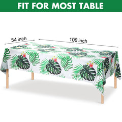 Tatuo safari tablecloth leopard print: bold design enhances birthday decor.