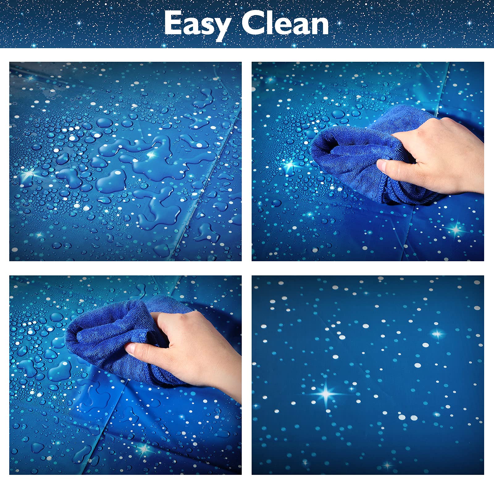 Tatuo durable plastic material offers opacity and spill protection.