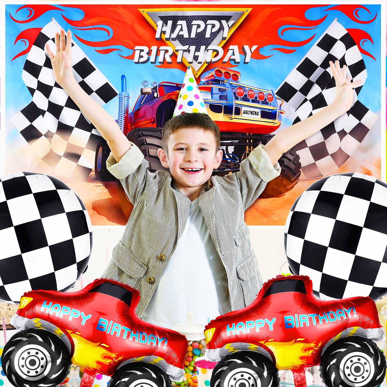 Tatuo truck banner 6x1ft creates a festive centerpiece for celebrations