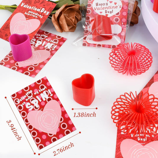 Tatwoq Valentine cards with six styles for classroom exchanges and notes