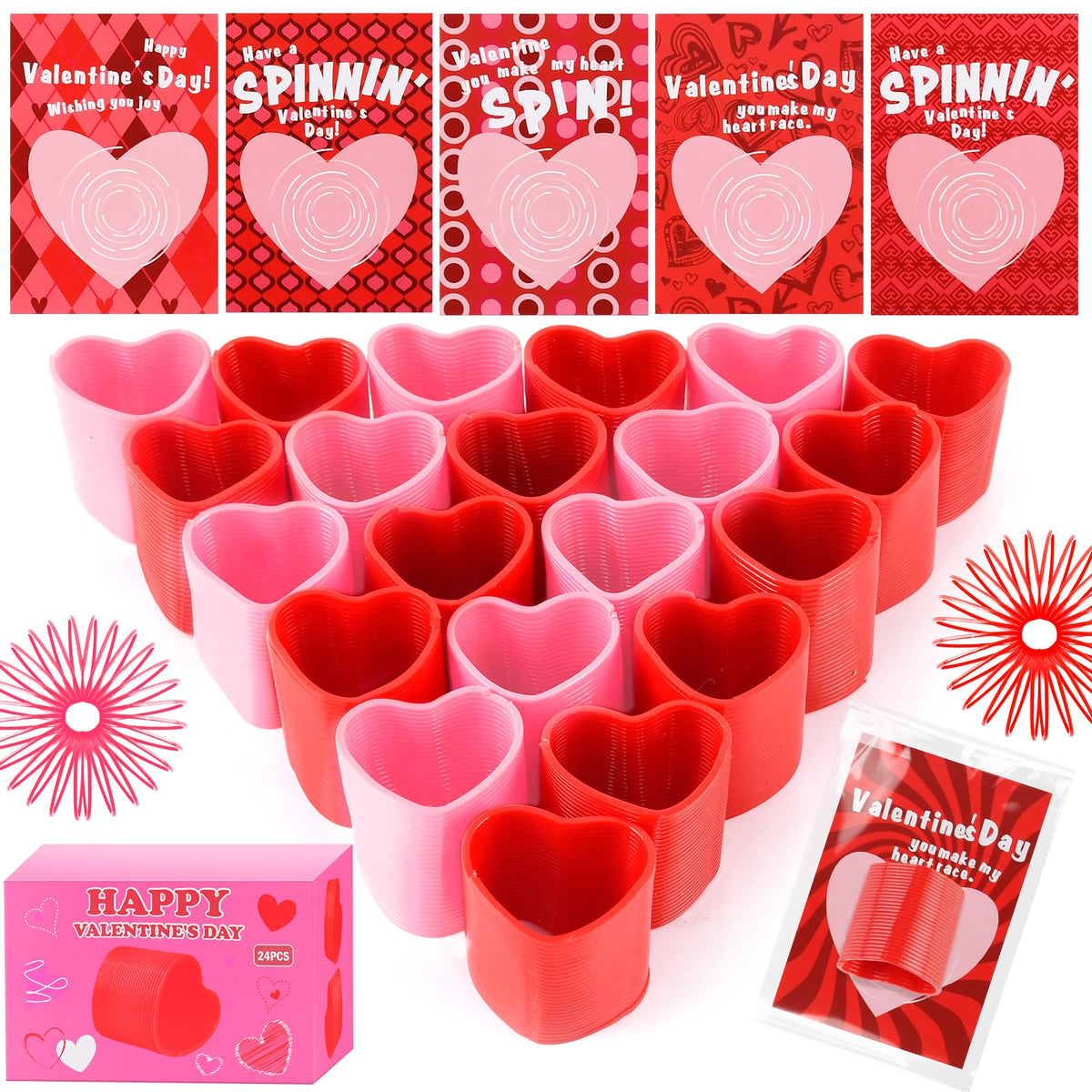 TATWOQ heart-spring fidget toy for classroom focus.