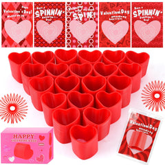 Tatwoq Valentine heart coil springs for classroom focus.