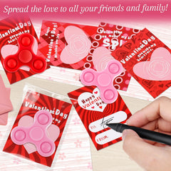 TATWOQ Valentines cards set complements spinners for gifting.