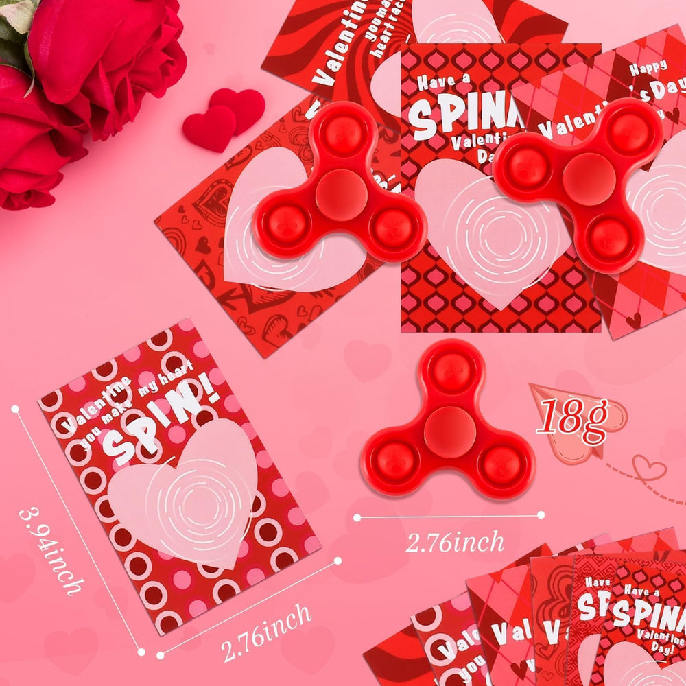 TATWOQ valentines spinner packaging ready-to-gift in self-sealing bags.