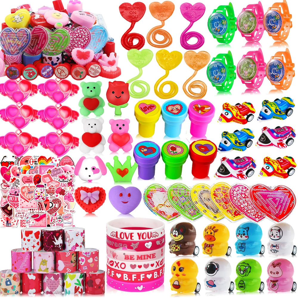 Taulaap Valentines stickers set for classroom prizes and party favors.