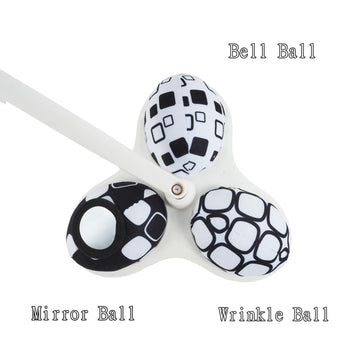 Tayerop bell-inside rattle ball adds a gentle chime to playtime.