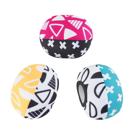 Tayerop replacement balls for Mamaroo with vibrant pattern to engage babies.