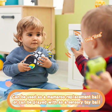 Tayerop rustling crunchy ball creates engaging auditory cues during squeezes.