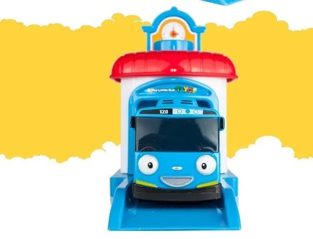 Tayo Bus Playset garage-launcher setup for quick start.