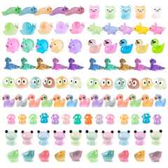 Tazimi 90-pcs mini resin figurines packaging view for display and gifting.