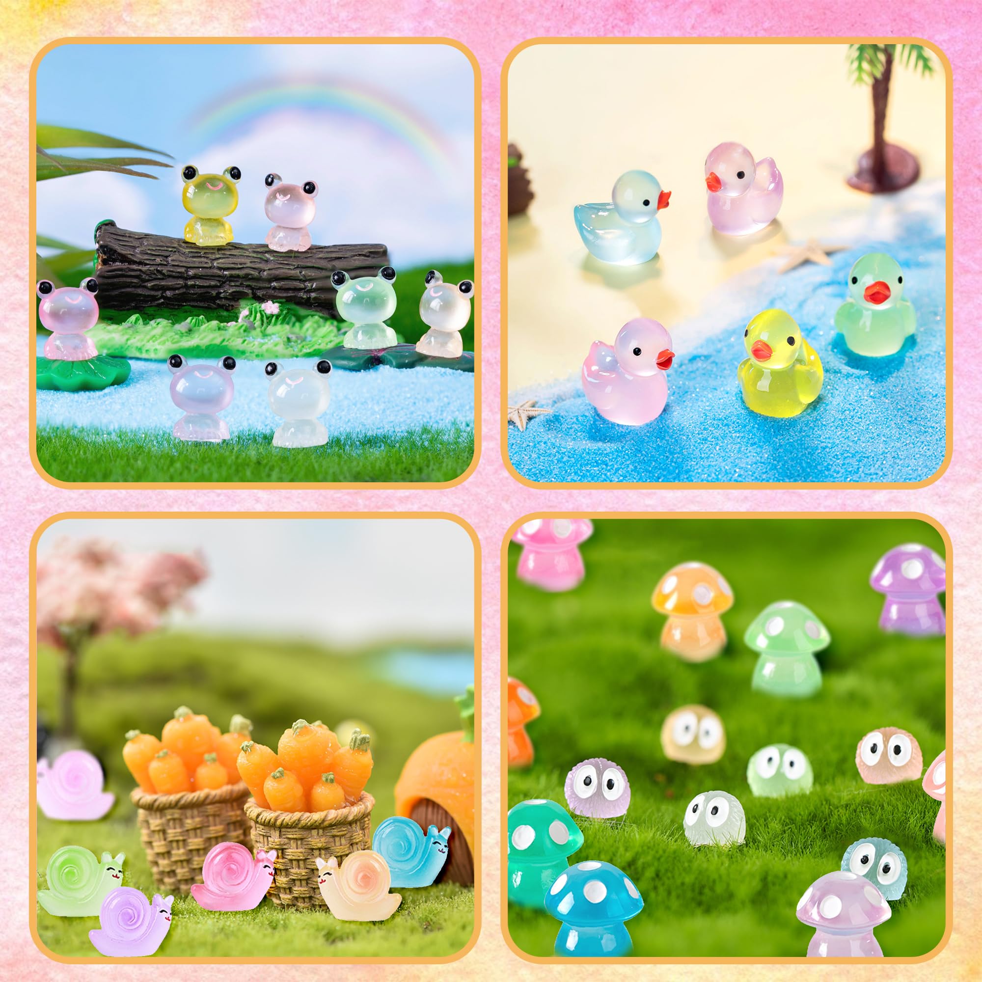 Tazimi garden and aquarium decor resin figurines adding whimsy.