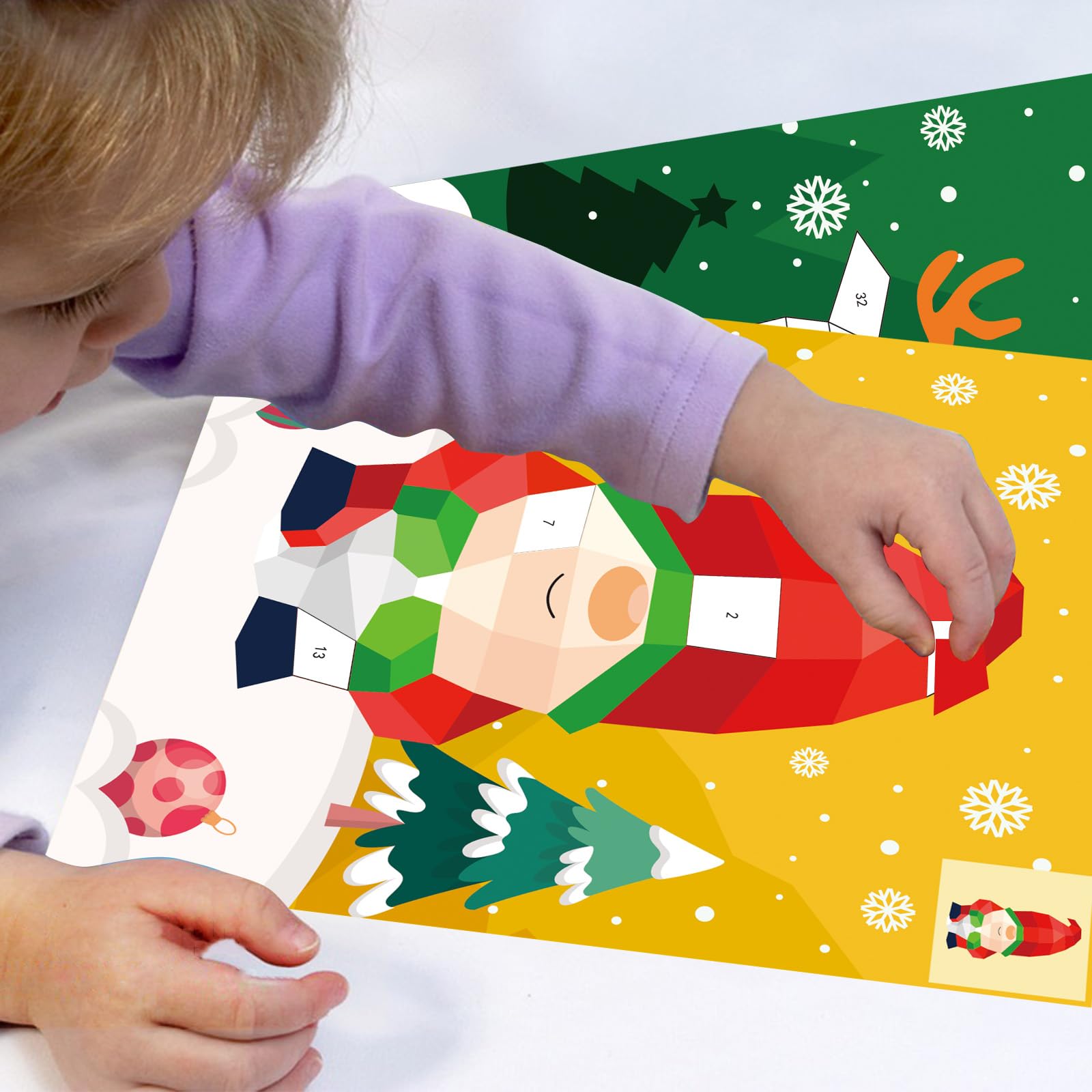 TBEEJ Christmas sticker sheets pack for creative art projects