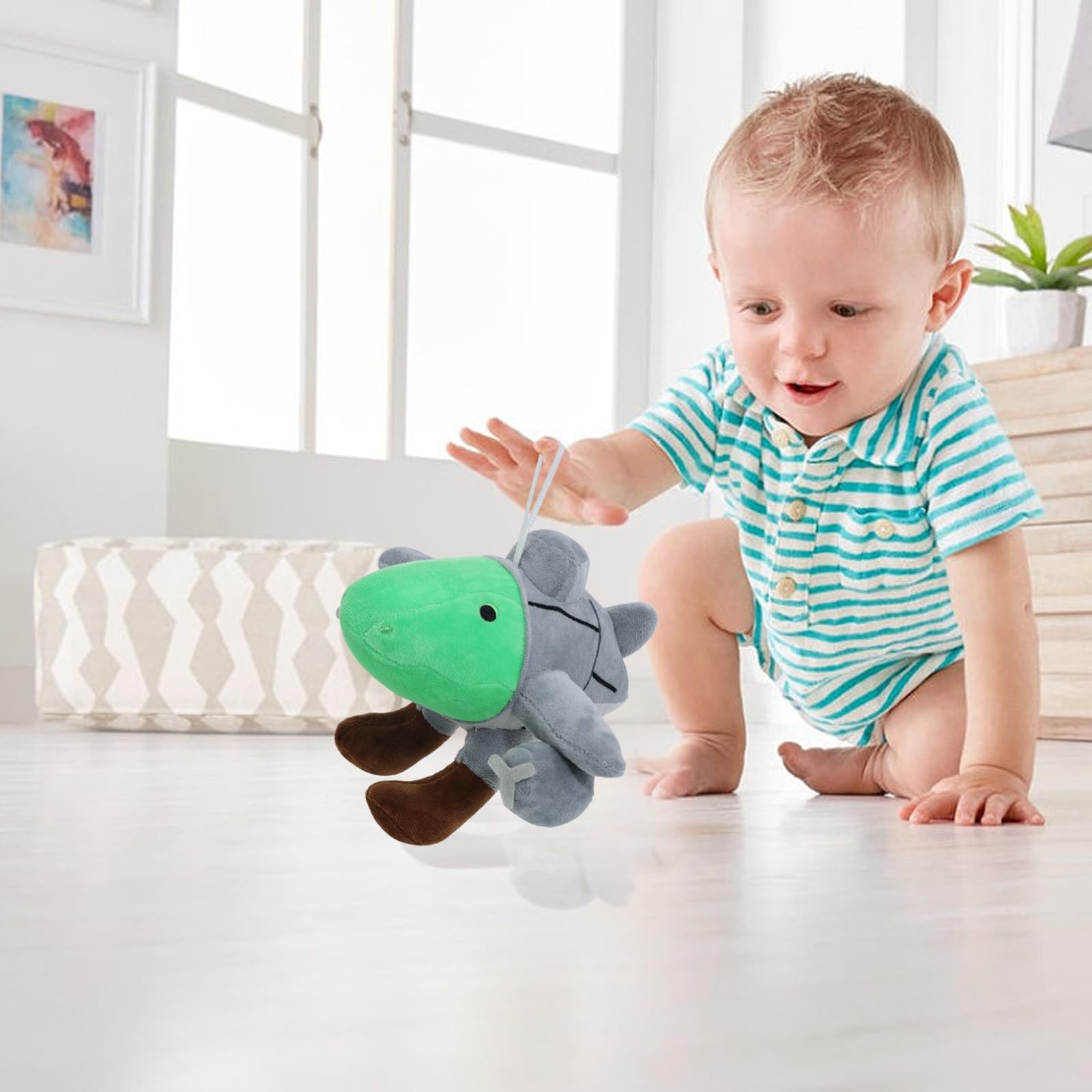 TBKETR Tung Tung Sahur 9-inch plush enhances kids' room decor and comfort