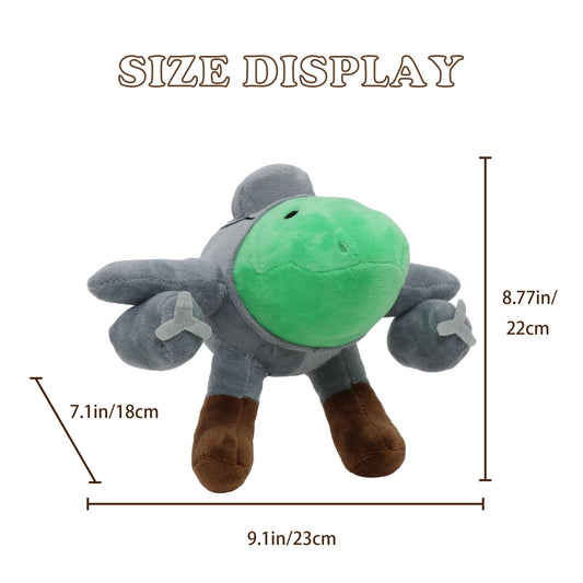 TBKETR Tung Tung Sahur 9-inch plane wings plush ideal for playful snuggling