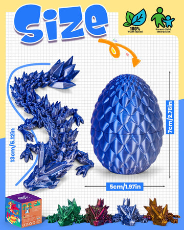 TBOLINE birthday gift dragon: colorful collectible toy for kids ages 5–12.