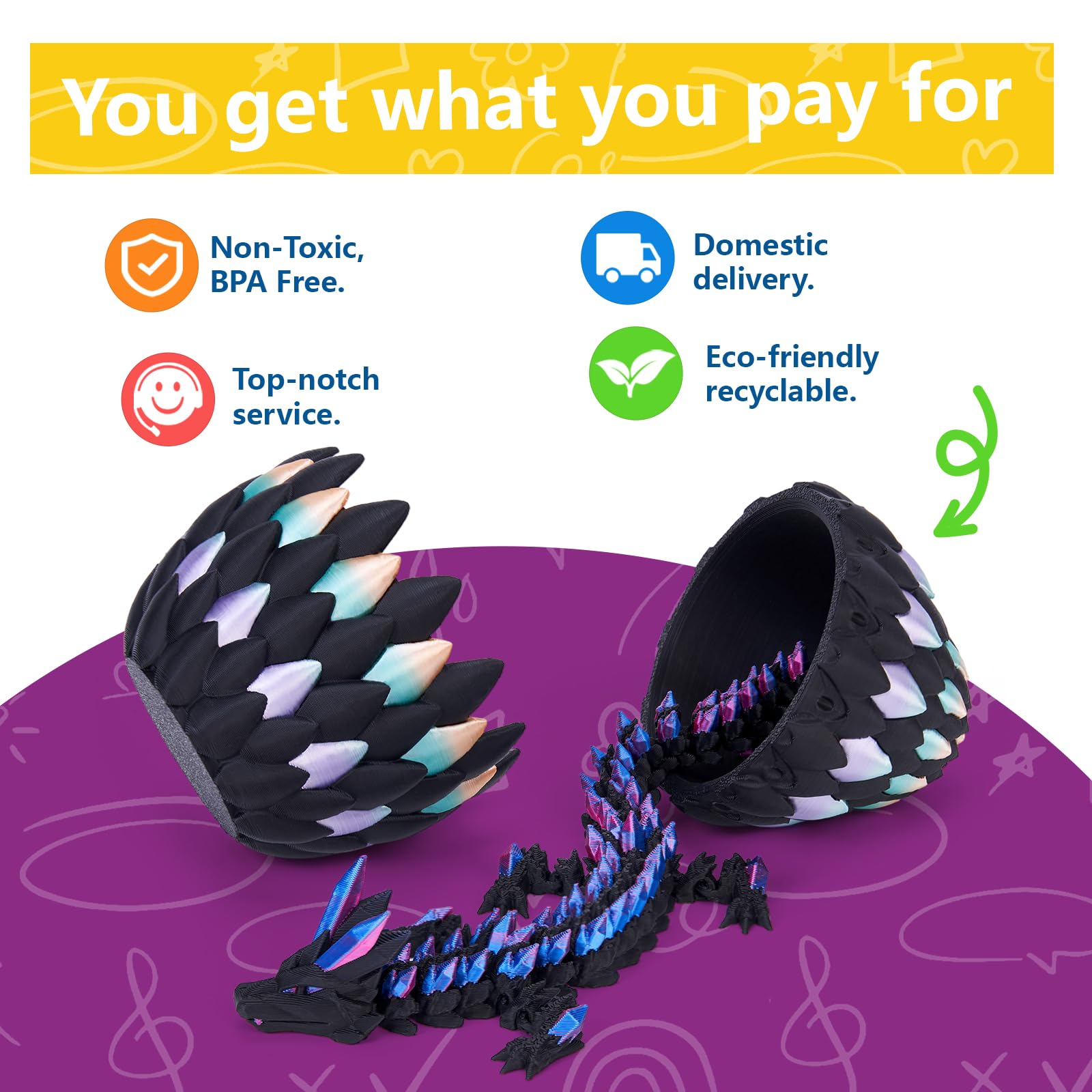 TBOLINE dragon egg kit for classrooms inspires imaginative play.