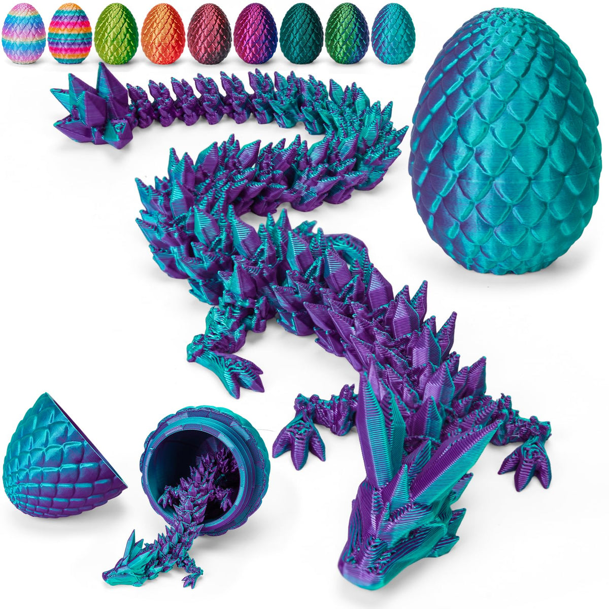 TBOLINE dragon egg 4.53-inch exterior shows a bold, collectible dragon egg for imaginative play