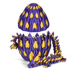 TBOLINE dragon egg showing the articulated dragon inside, ready for play.