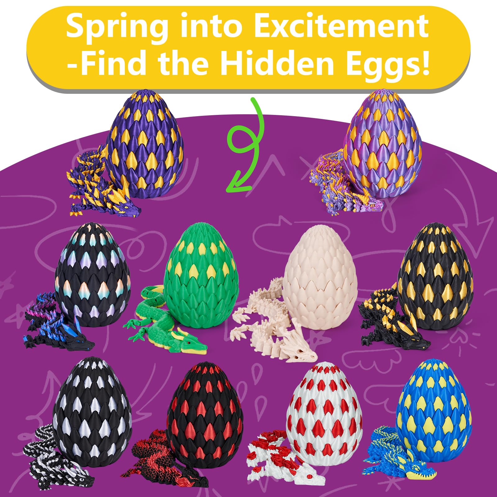 TBOLINE dragon egg room decor adds whimsy to any space