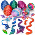 TBOLINE dragon egg opens to reveal poseable parent and baby figures for imaginative play