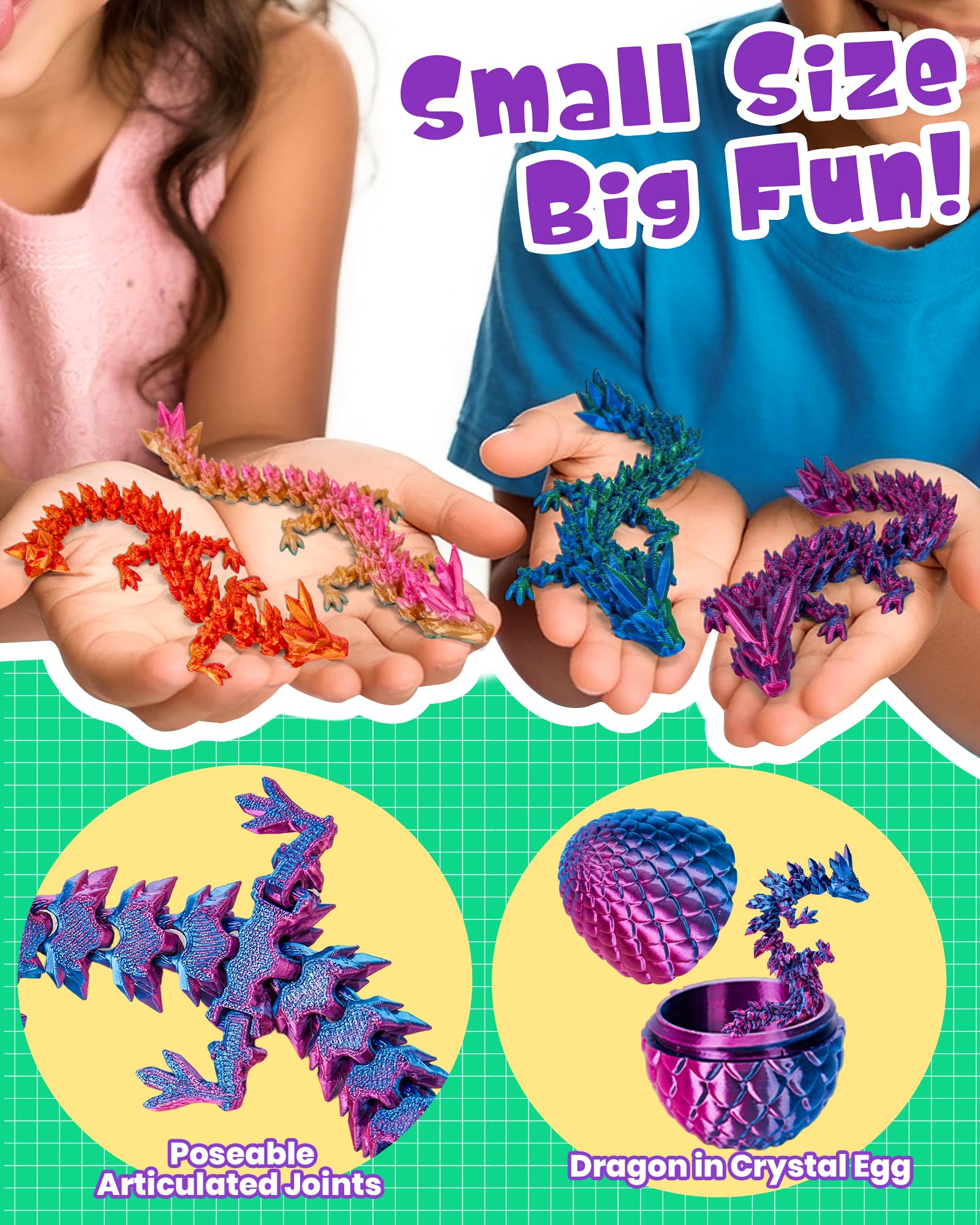 TBOLINE dragon figure inside promotes imaginative play and storytelling.