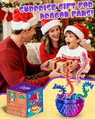 TBOLINE Easter dragon egg green opens to display dragon friend for fine motor fun.