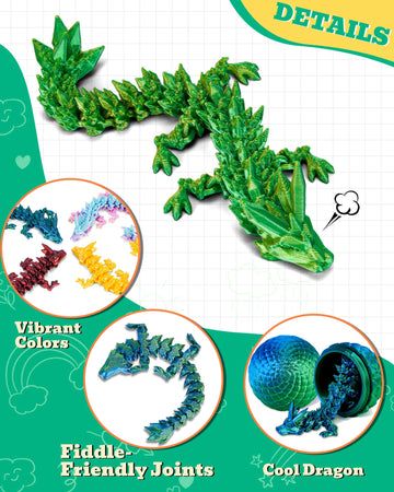 TBOLINE glow-in-the-dark dragon egg adds magical nighttime excitement.