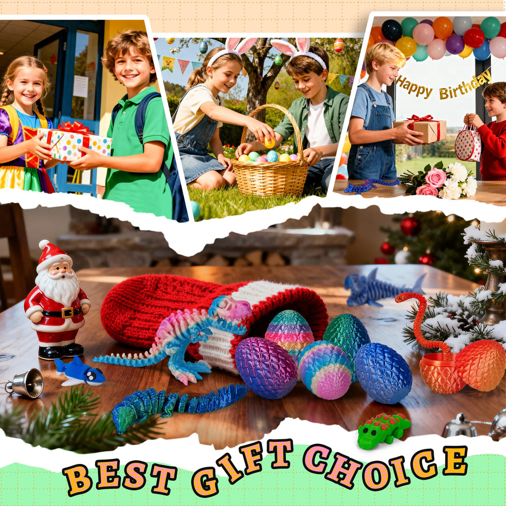 TBOLINE compact eggs are ideal gifts for Easter, birthdays, or classroom activities