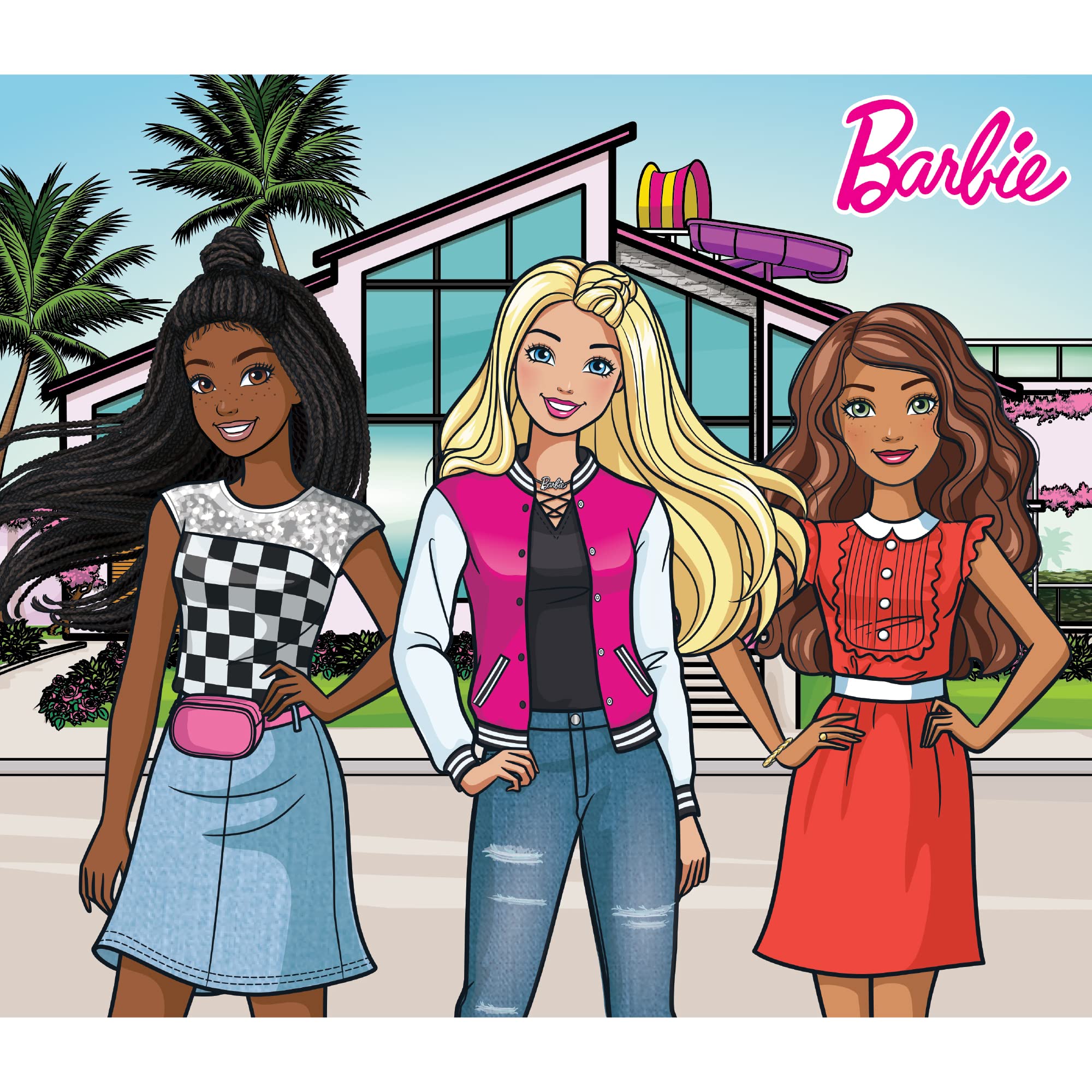 TCG Toys Barbie puzzle – colorful pieces fit together to build spatial skills.