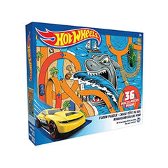 TCG Toys Hot Wheels floor puzzle 36 pieces encourages colorful early learning and focus