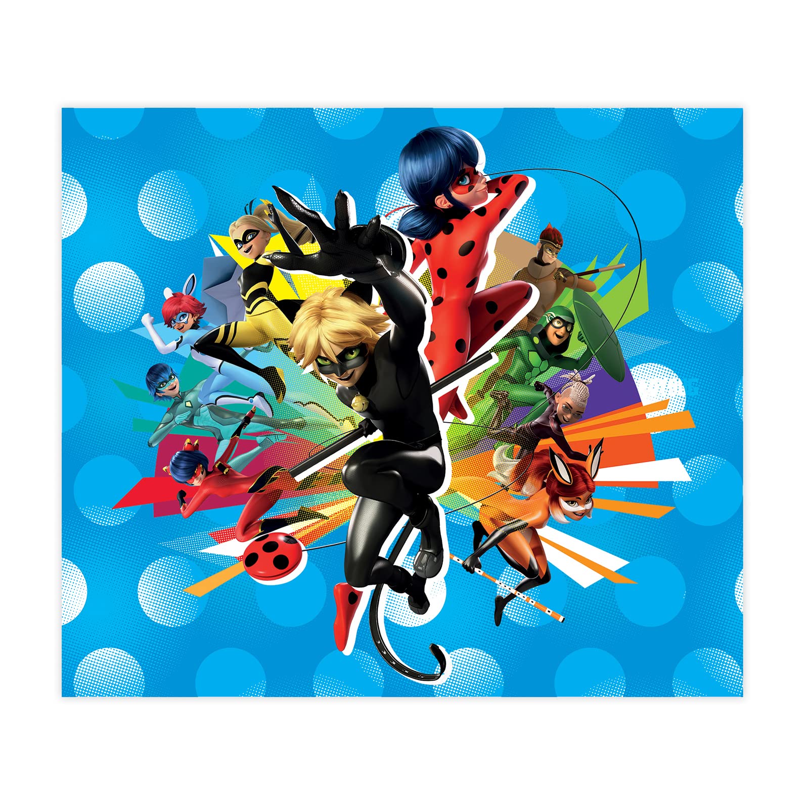 TCG Toys Ladybug Cat Noir 3-in-1 puzzle colorful pieces boost family playtime