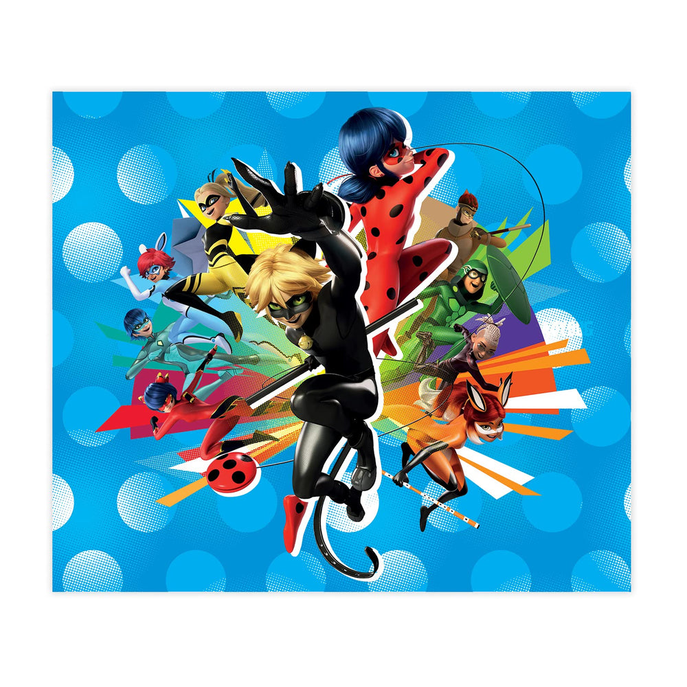 TCG Toys Ladybug Cat Noir 3-in-1 puzzle colorful pieces boost family playtime