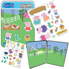 Forty magnets invite creative narration and practice with fine motor skills.