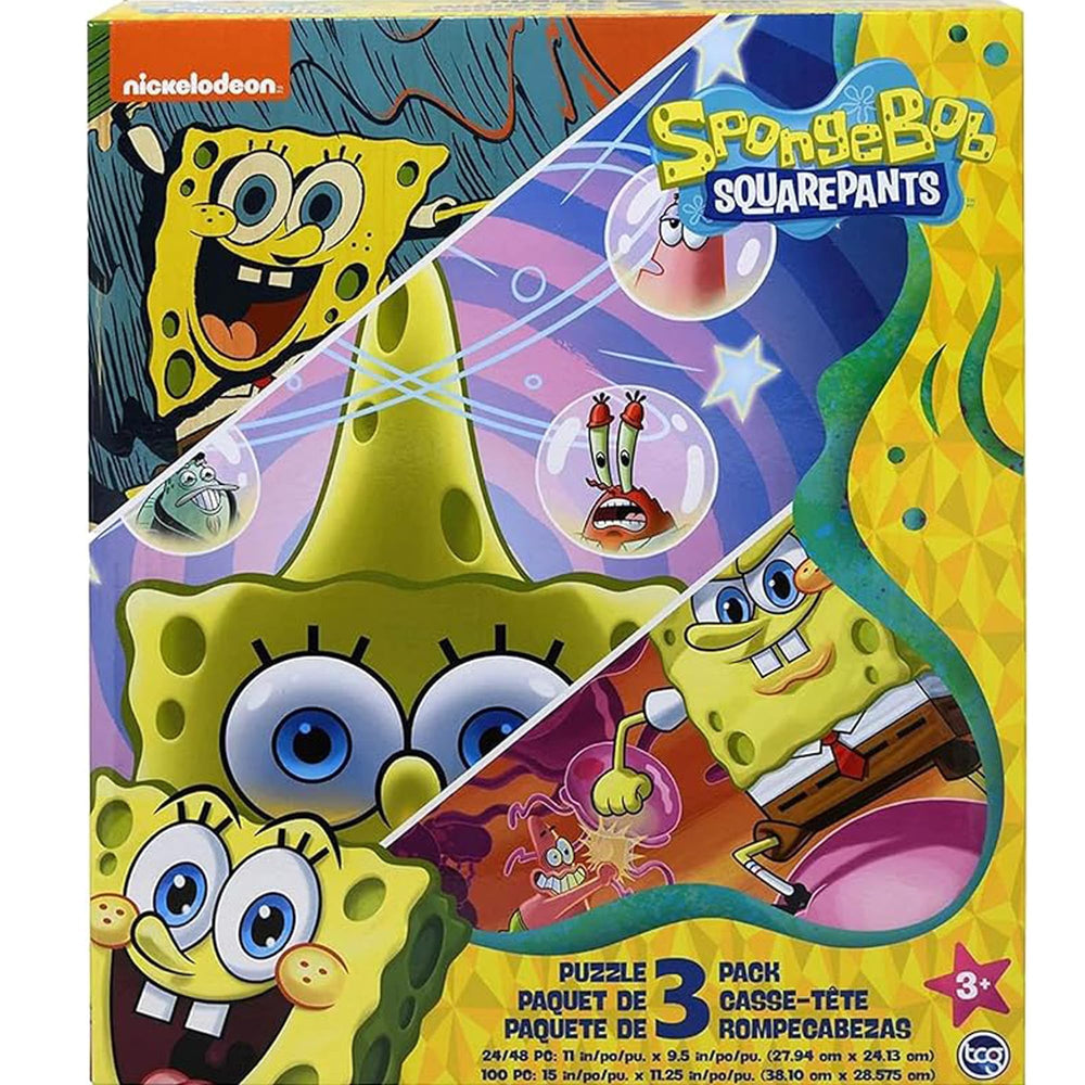 TCG Toys SpongeBob 3-in-1 100-piece layout mapping for sequence planning